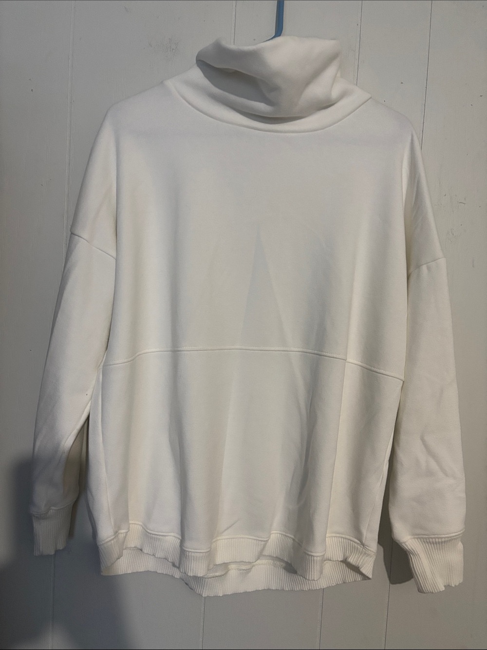Athletic Works white Turtleneck Sweatshirt